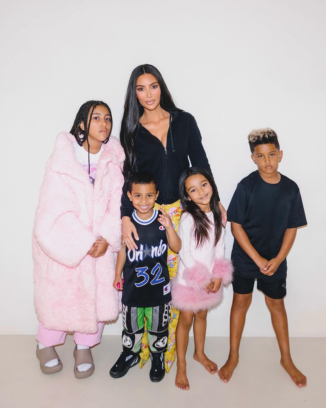 Kim Kardashian's 6-year-old daughter has stunning looks! Netizens exclaim: The future super socialite has been born